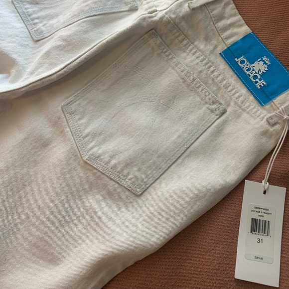 VINTAGE 90’s WHITE & ACID WASH JEANS. Tags on. - Picture 8 of 8